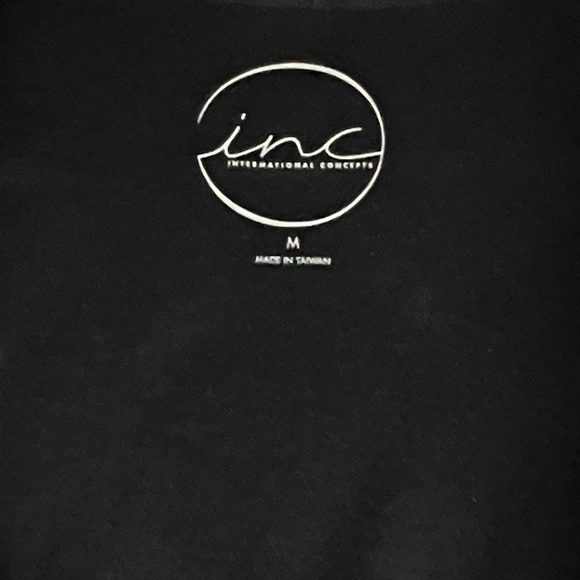 INC sequined tube top front with sewn 3/4 sleeved jacket - Picture 5 of 6